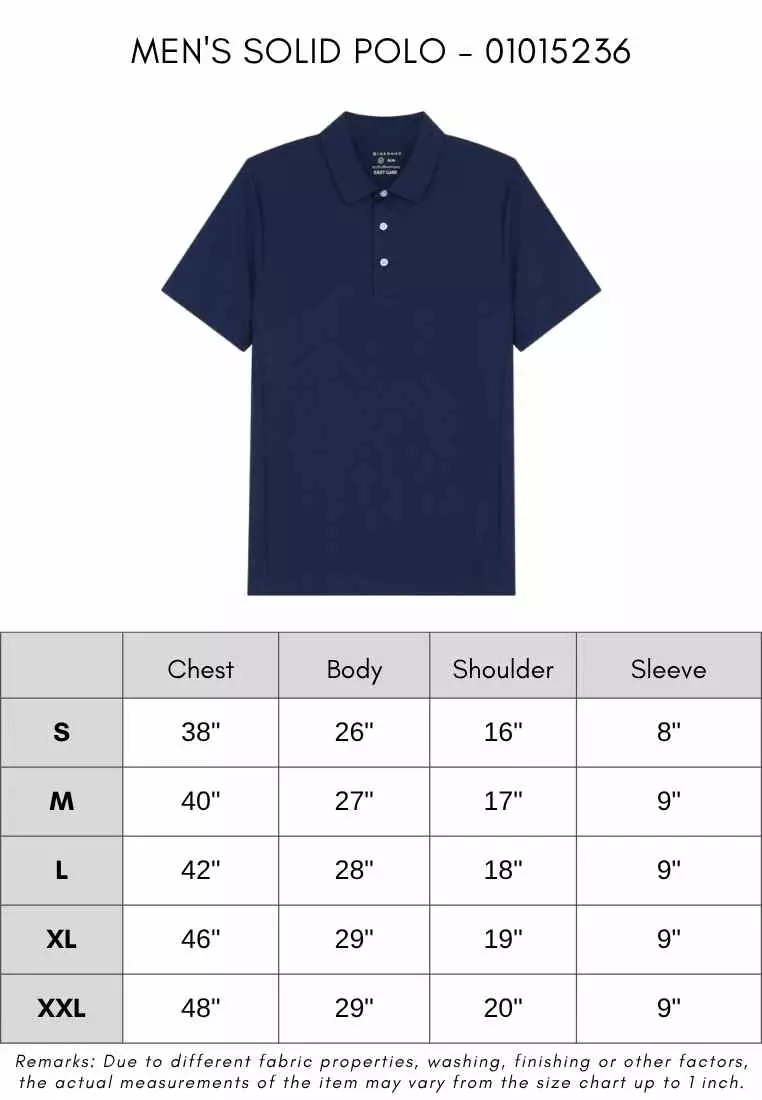 Men's Solid Polo