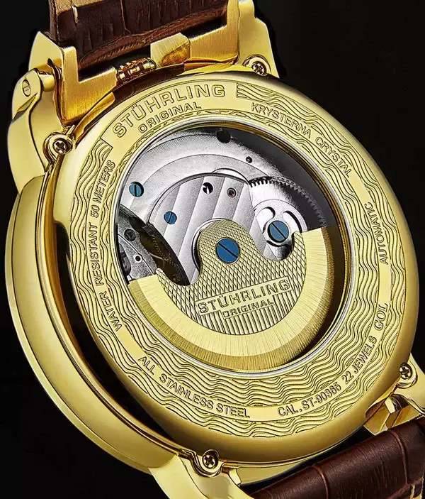 Jam Tangan Pria Automatic Stuhrling Menai 906-03 47mm