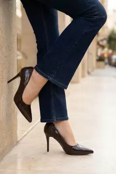 Coffee Patent Leather