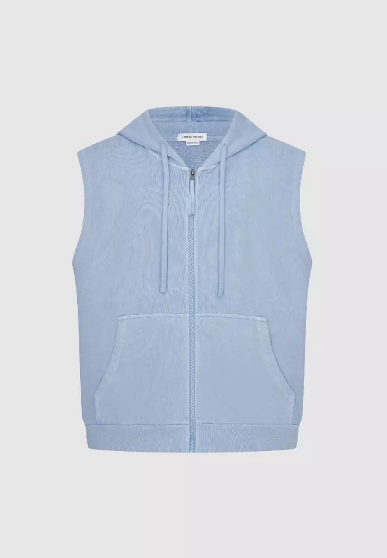 Vest with zipper top