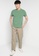H&M green Slim Fit Round-Necked T-Shirt AF4A5AAF02B9ACGS_4