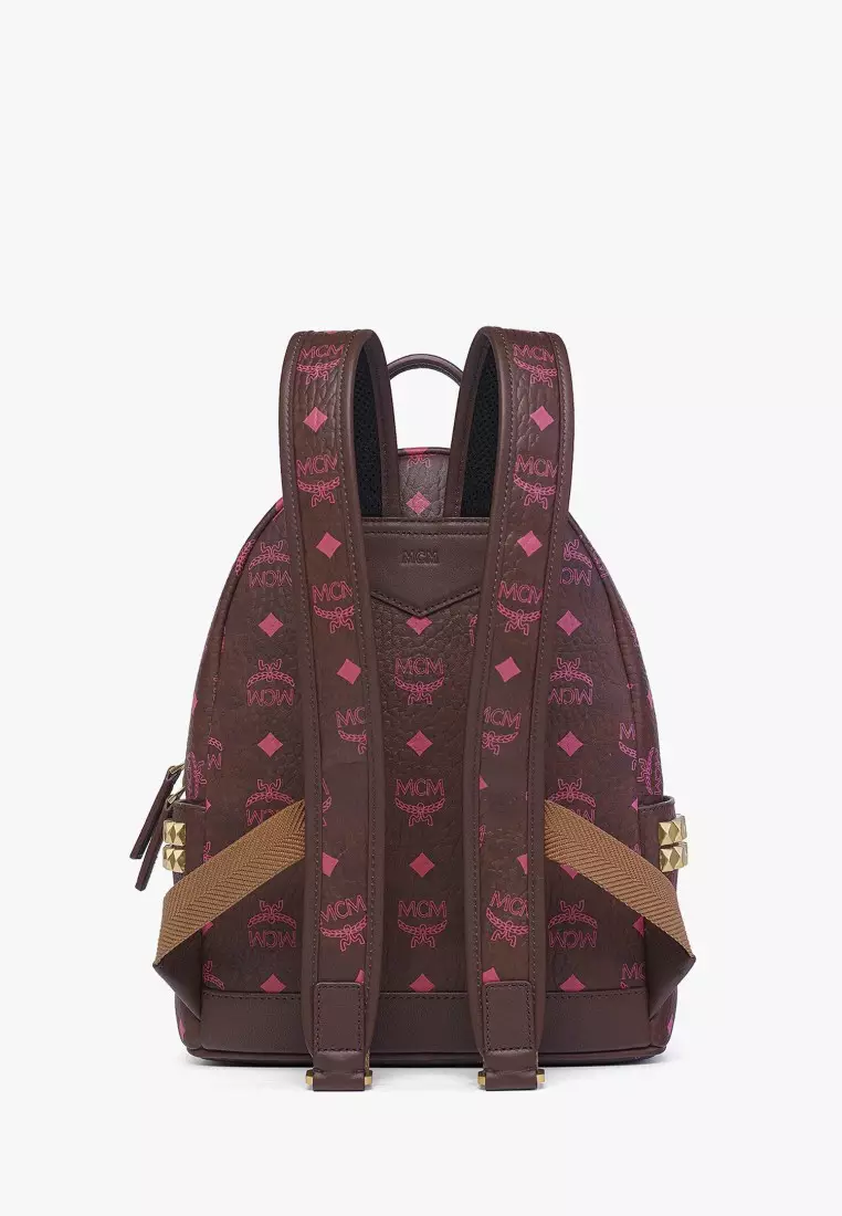 MCM　Visetos Stark Stud Backpack ブラウン Buy MCM Stark Side Studs Backpack in Visetos 2026 Online | ZALORA