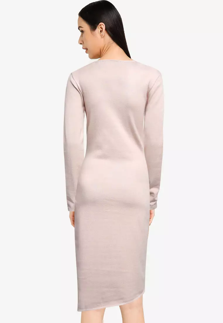 Missguided midi clearance dress