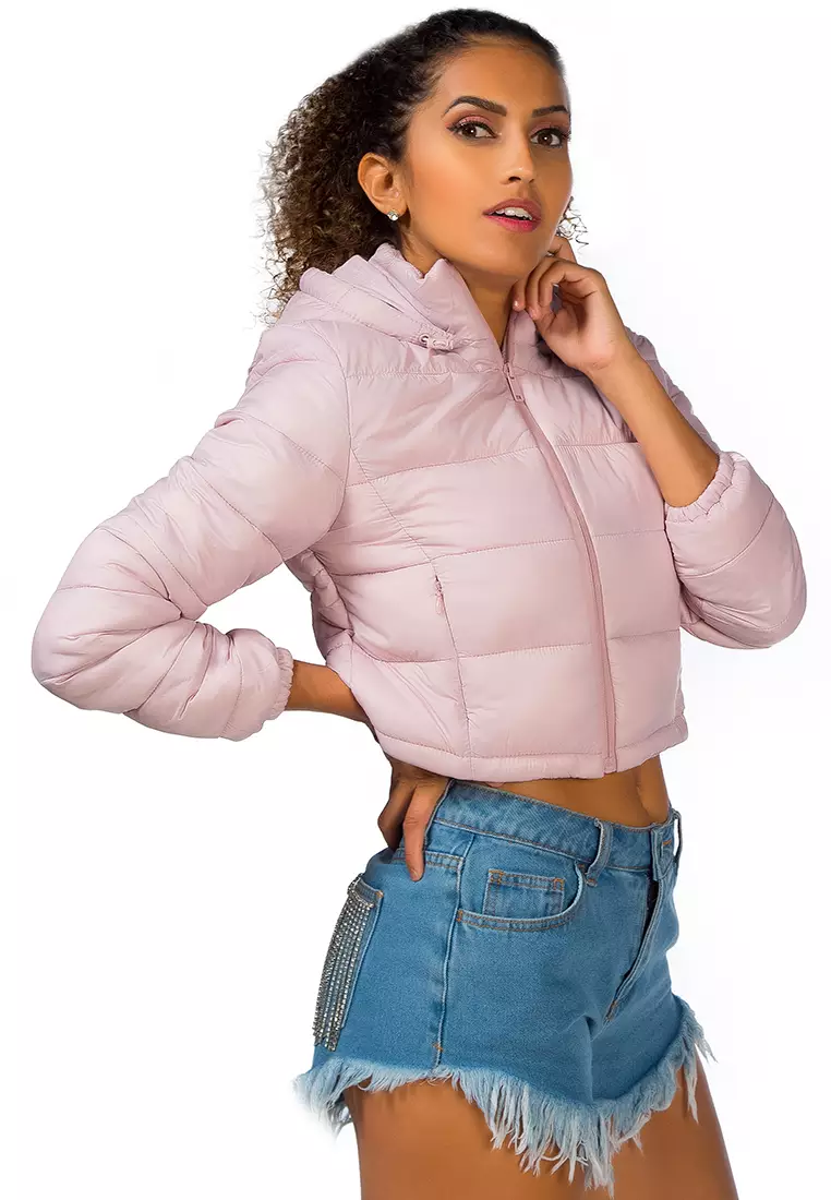 Blush pink short jacket sales