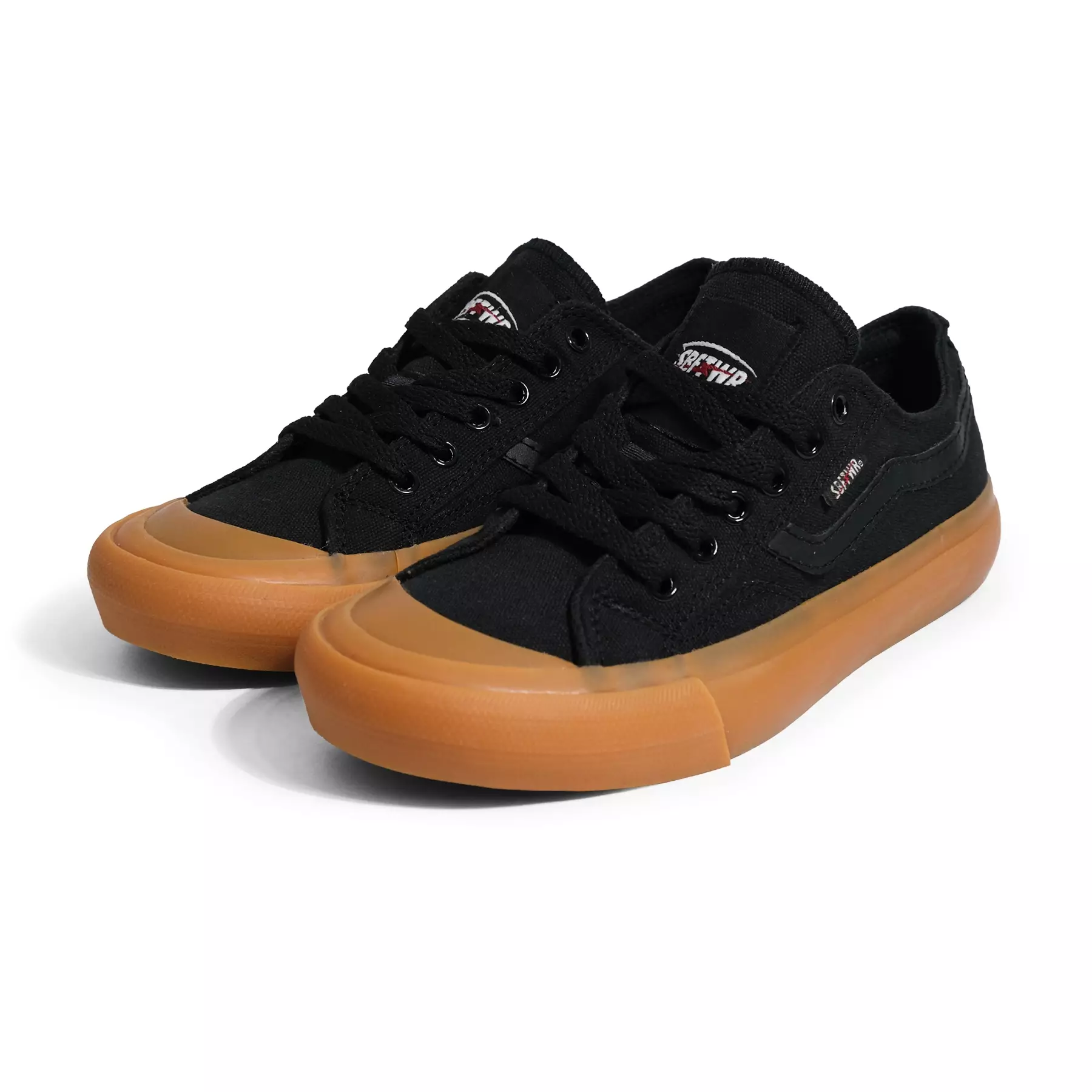 SABA Veloz All Black Gum - Sepatu Casual Pria Wanita