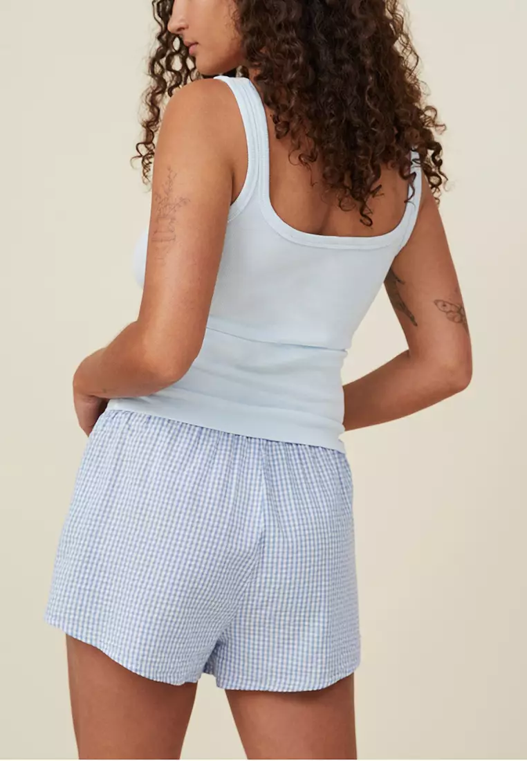 Woven sleep shorts clearance