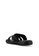 Louis Cuppers black Criss-Cross Flat Sandals A0270SHE753E71GS_3