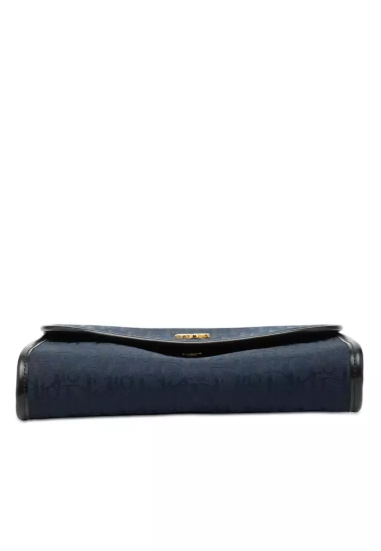 Pre-Loved Dior Diorissimo Trotter Canvas Chain Crossbody