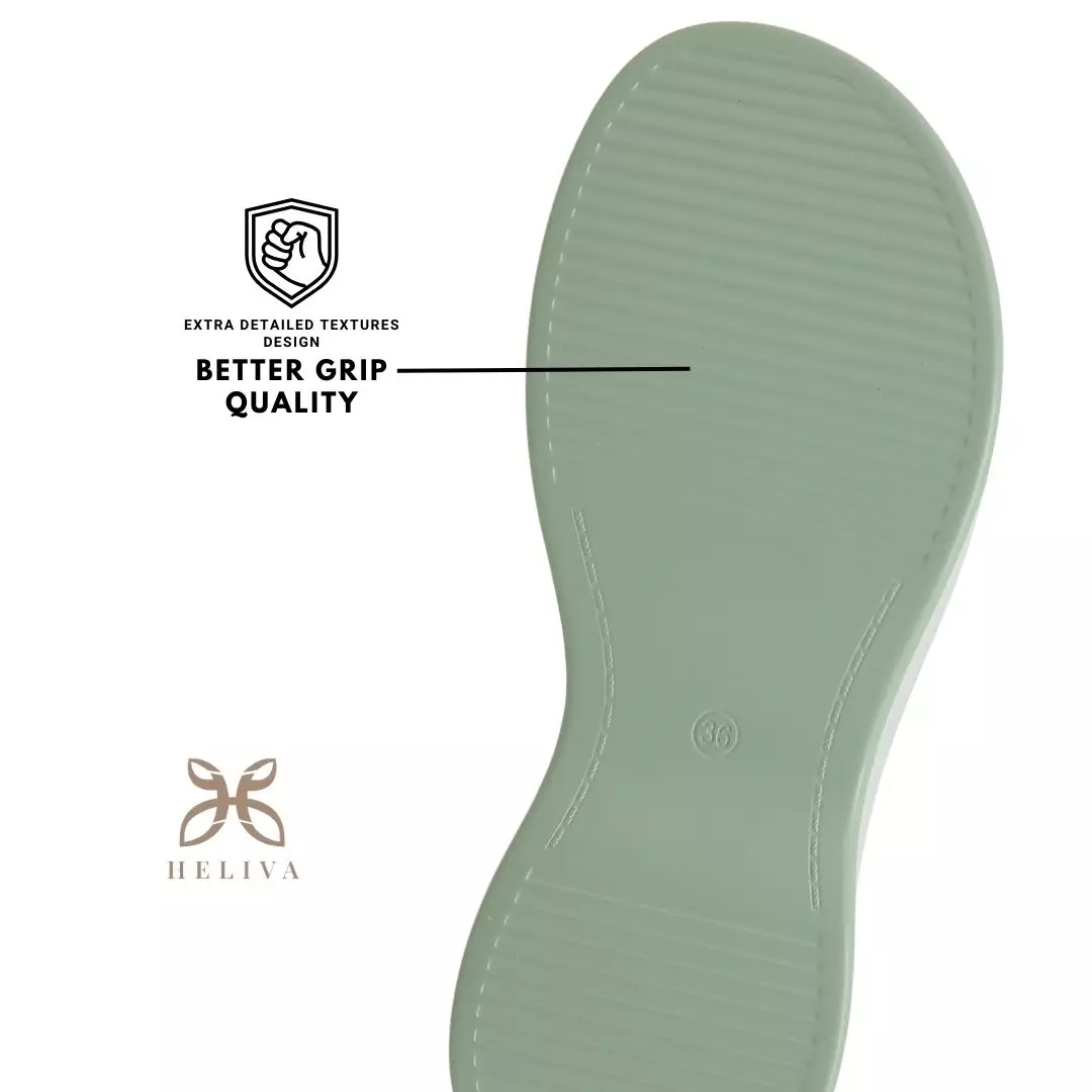 Heliva Vella Sandal Wedges Lady Sling Back Casual Look