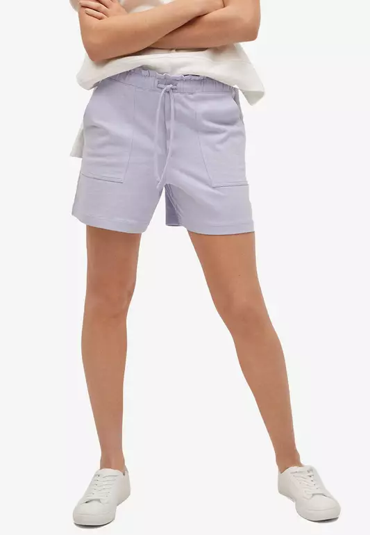 Pockets Cotton Shorts