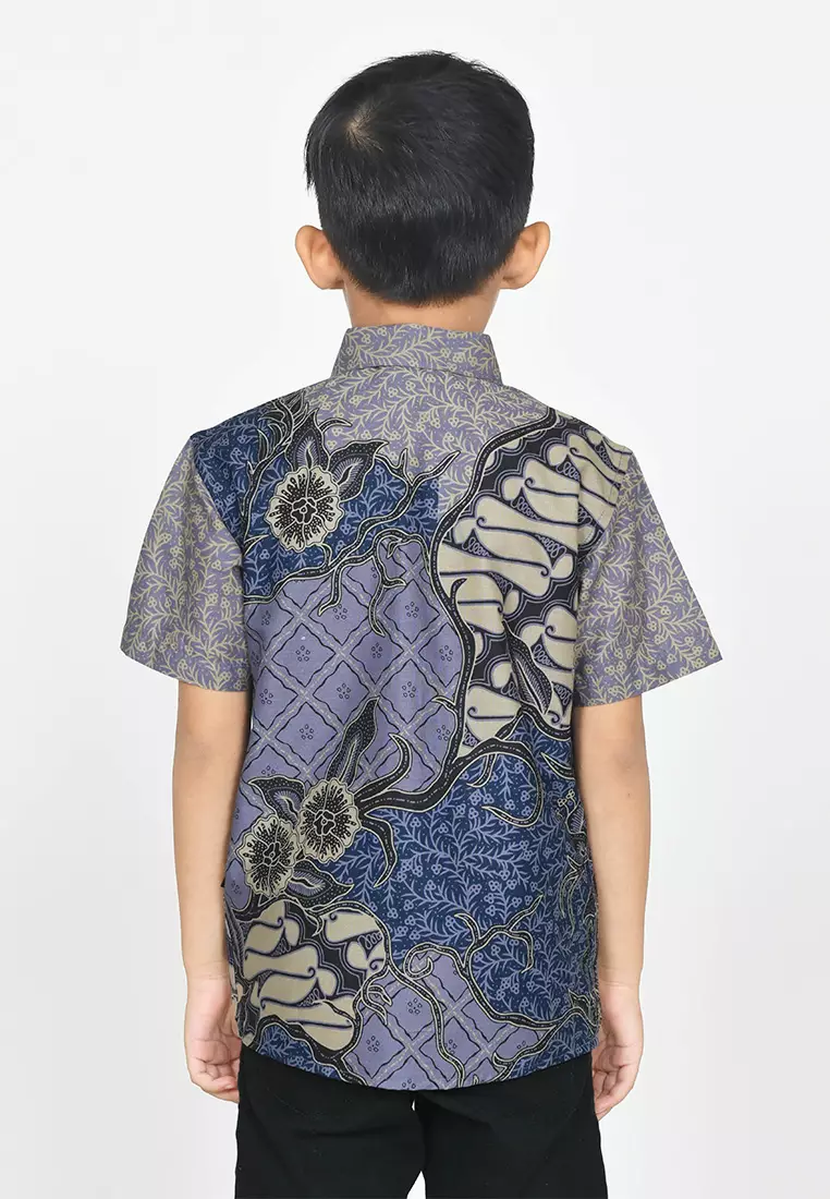 My Aksa Batik Anak Kemeja Pendek Ernest Elena