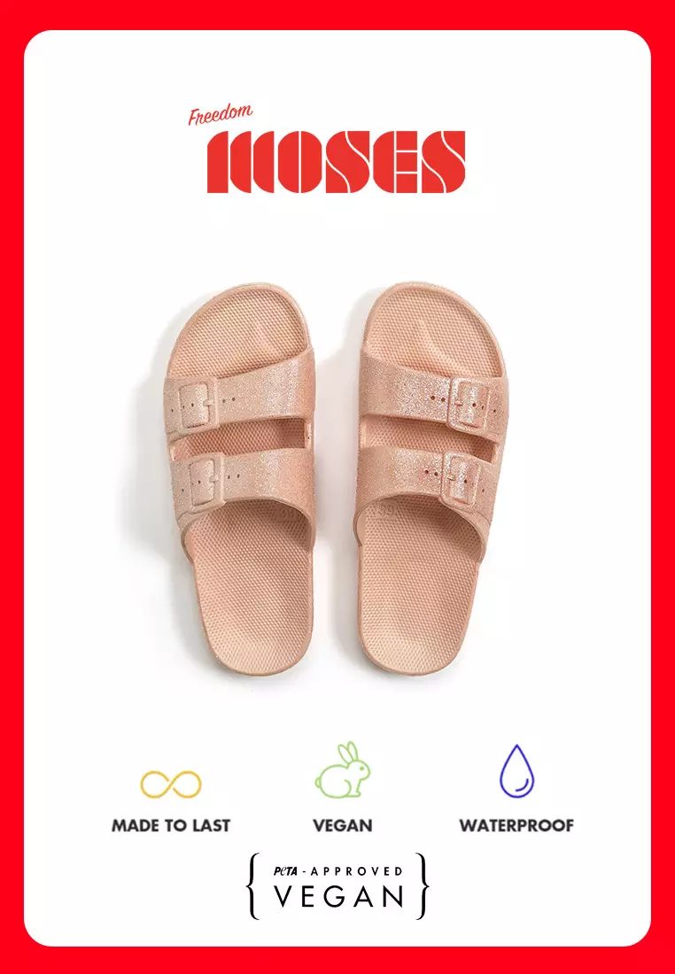 Discount on Freedom Moses  shoes - SKU: Freedom Moses Kids Apricot Glitter 