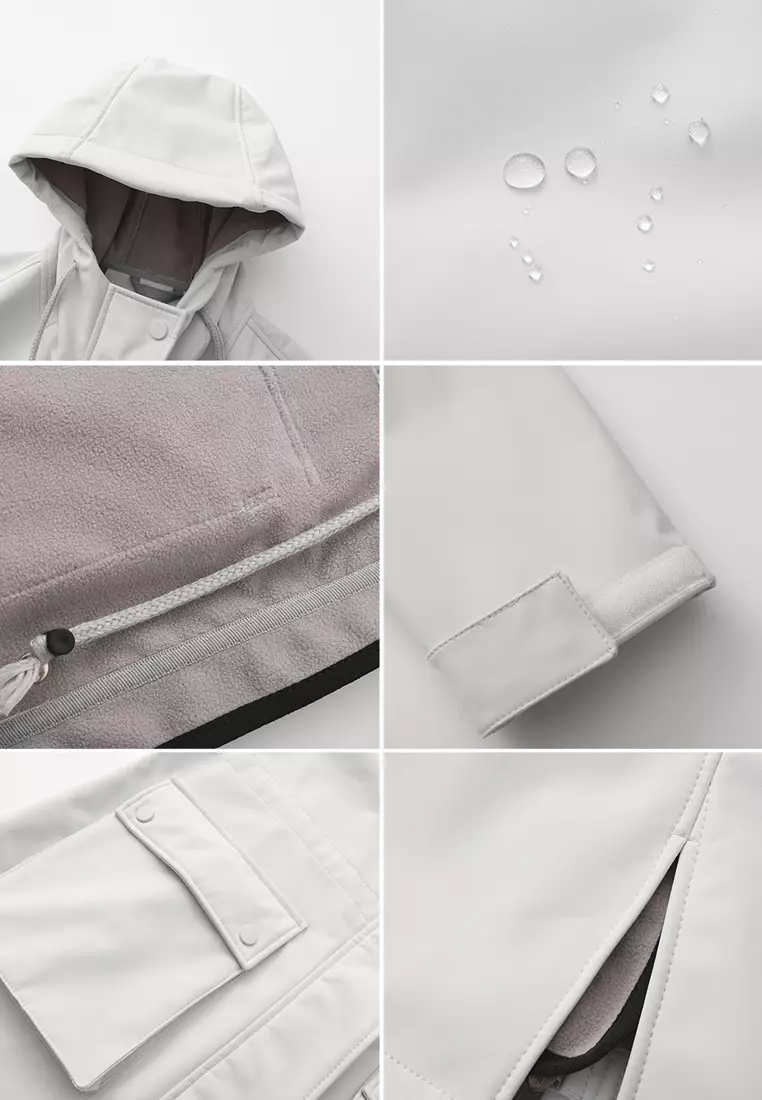 Waterproof Hood Trench Coat AD-M25F598