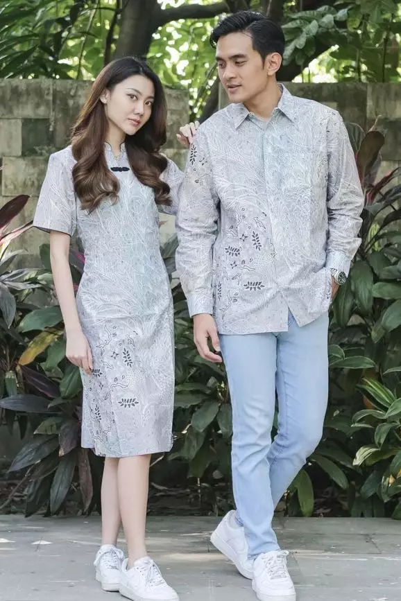 Kirana Lilac Dress Wanita  Digital Print