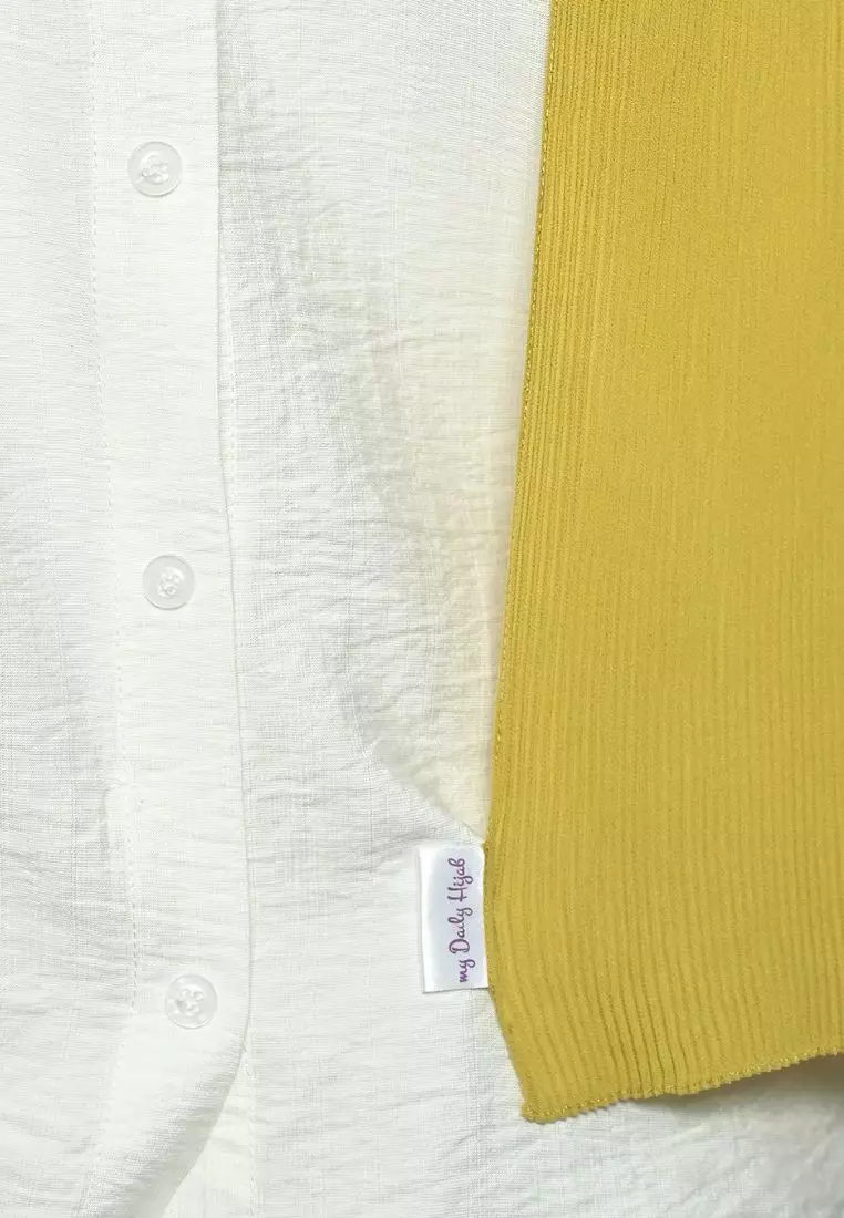 Pasmina Plisket Cerutti Lime