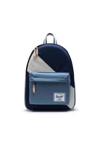 Herschel blue and navy Herschel Unisex Classic X-Large Backpack Peacoat/Blue Mirage/Pelican- 30L 11418AC1F7ABABGS_1