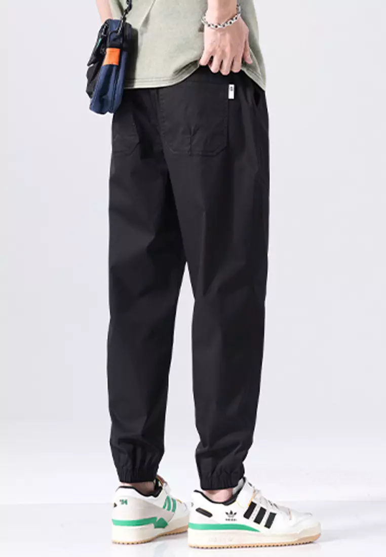 Drawstring Slim Jogger Pants