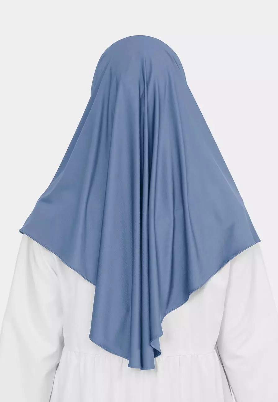 Cotton Bee - Atiyah Bergo Anak | Hijab Instan Anak - Blue Ocean - XL