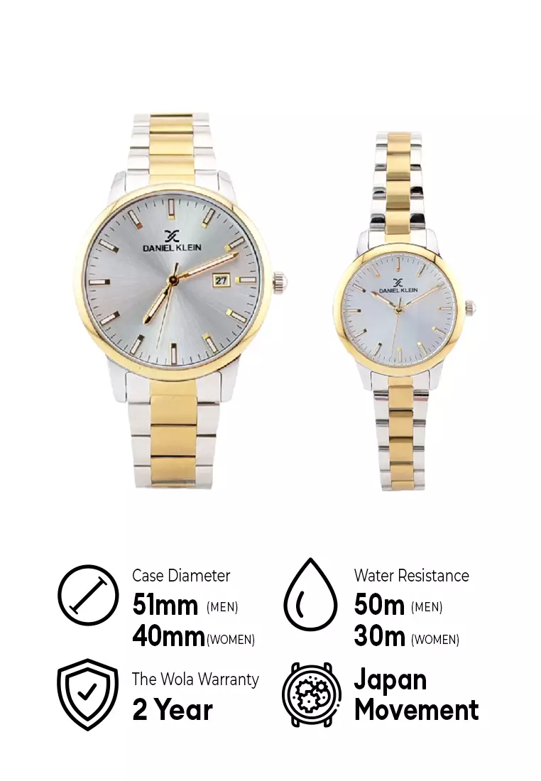 Daniel klein hotsell couple watches