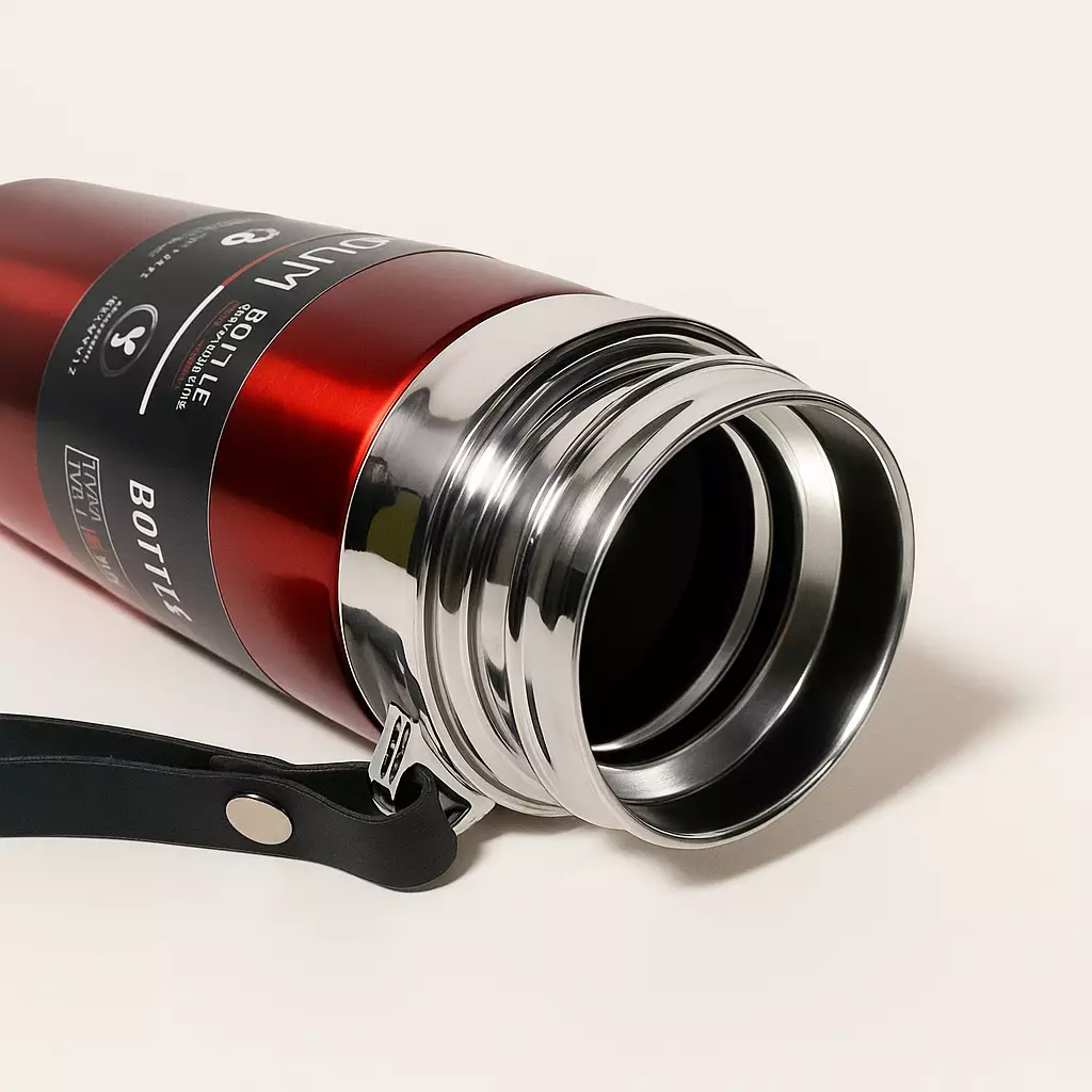 Wakakids Botol Minum Termos Stainless Steel Vacuum Cup Tumbler Portable 800ml K1316 Venhs Merah