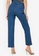 ZALORA BASICS blue Ripped Knee Straight Crop Jeans 3F2A0AA537A80EGS_2