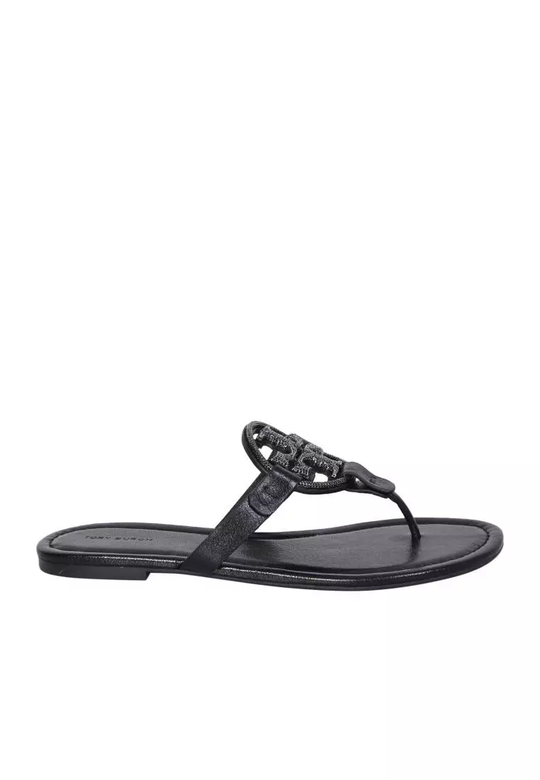 Tori burch black sandals top