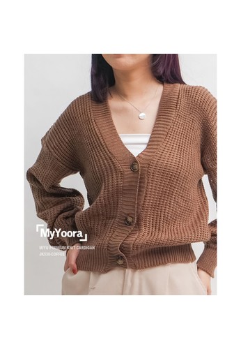 MyYoora MyYoora Premium Knit Basic Cardigan Rajut JK530/JK525 /JK523 B0301AA791B55DGS_1