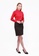 Nicole Exclusives red Nicole Exclusives Long Sleeves Collared Shirt-Red 20799AA1DE28B6GS_5