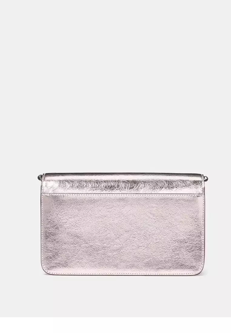 Madison Metallic Willow Mini Flap Crossbody