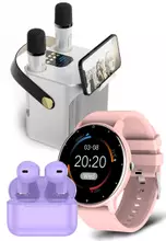 Silver, Pink, Purple