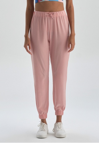 DAGİ pink Pink Sweatpant, Regular Fit, Activewear for Women 3378BAAD6D47B2GS_1
