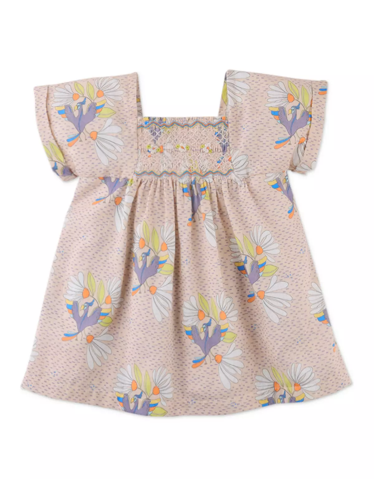Gingersnaps Mini Bohemian Trotter Dress Multi - Dress Bayi Perempuan (Multi)