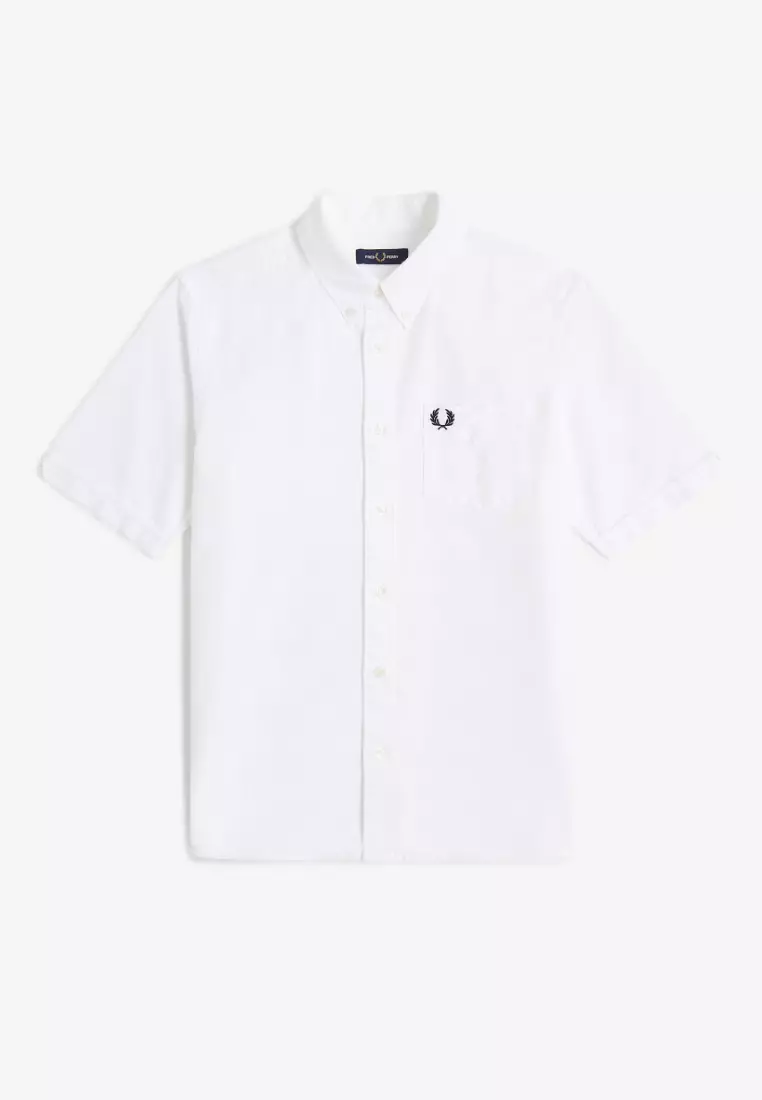 Fred Perry M8730 Oxford Shirt (White)