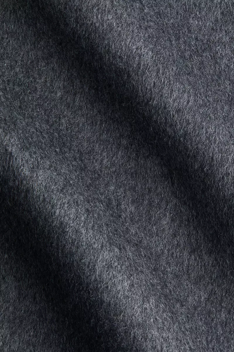 Handmade wool-blend coat