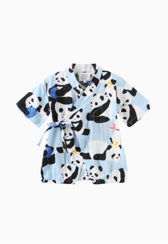 mimi mono blue Panda Kimono (Blue) 250D6KA6A66BB1GS_1