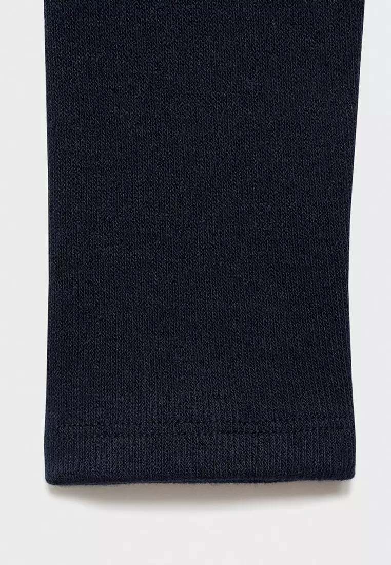 Ribbed Long-Sleeved T-Shirt