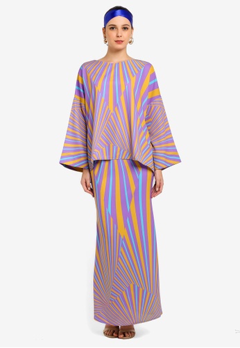 Izora Kurung from Tom Abang Saufi for ZALORA in Multi