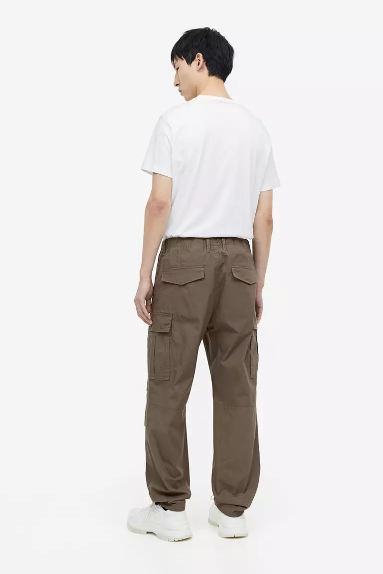 Regular Fit Ripstop cargo trousers
