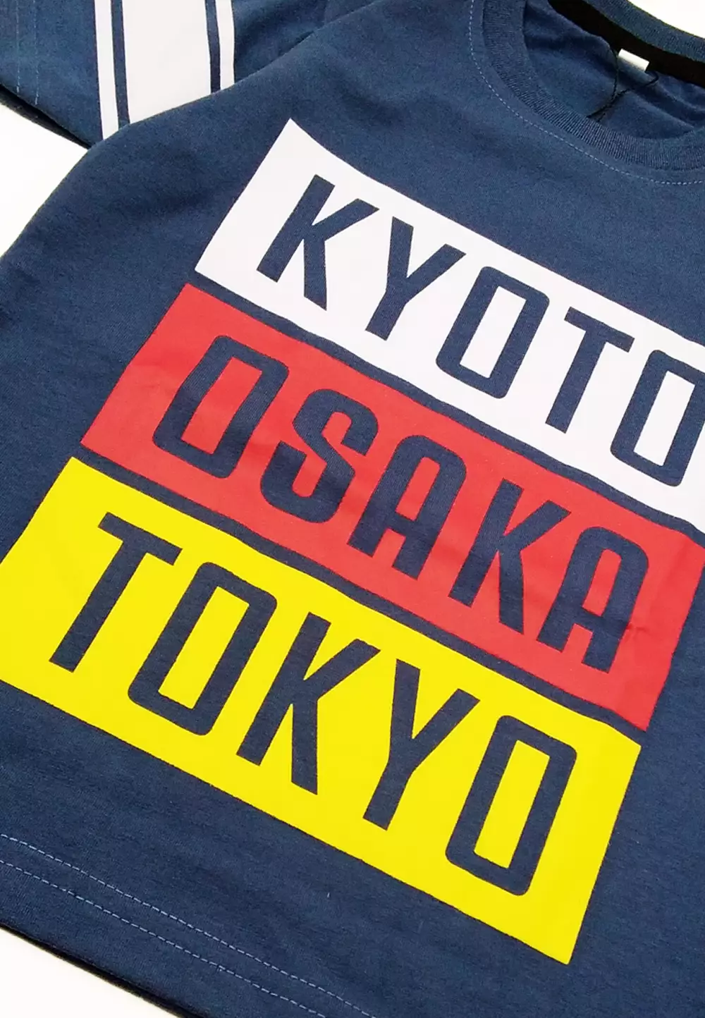 Wakakids Baju Anak Laki Laki Atasan Kaos Usia 1 Tahun Hingga 4 Tahun Oblong Lengan Pendek Motif Kyoto Osaka Tokyo 3992 Wkats Turkis