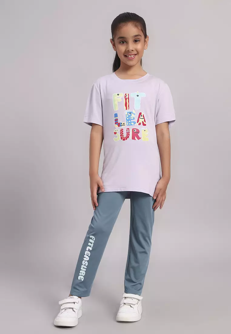 FlexGlow Girls’ Workout/Training Performance Leggings