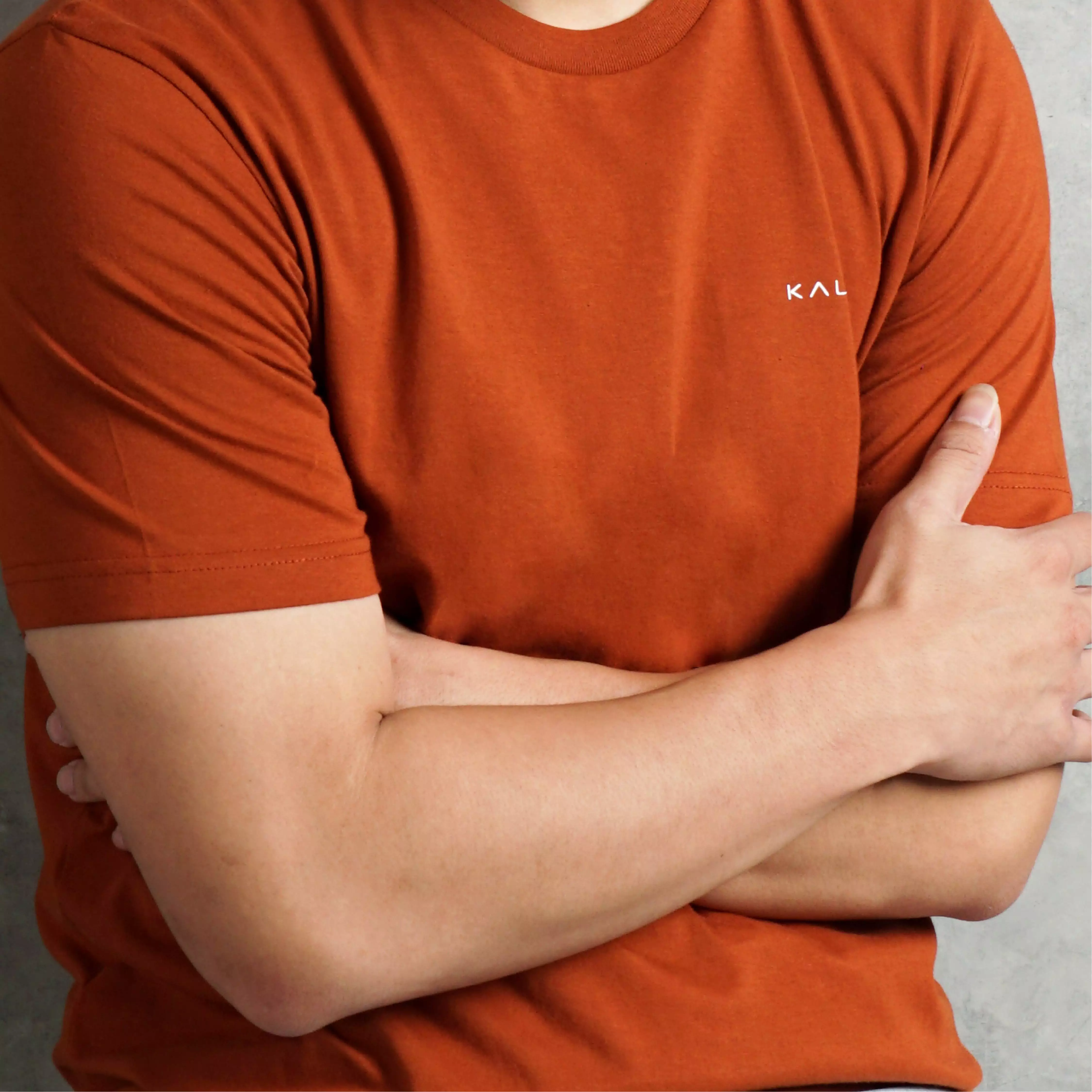 Kale Arion Dark Terracotta / T-Shirt Pria Lengan Pendek / Unisex