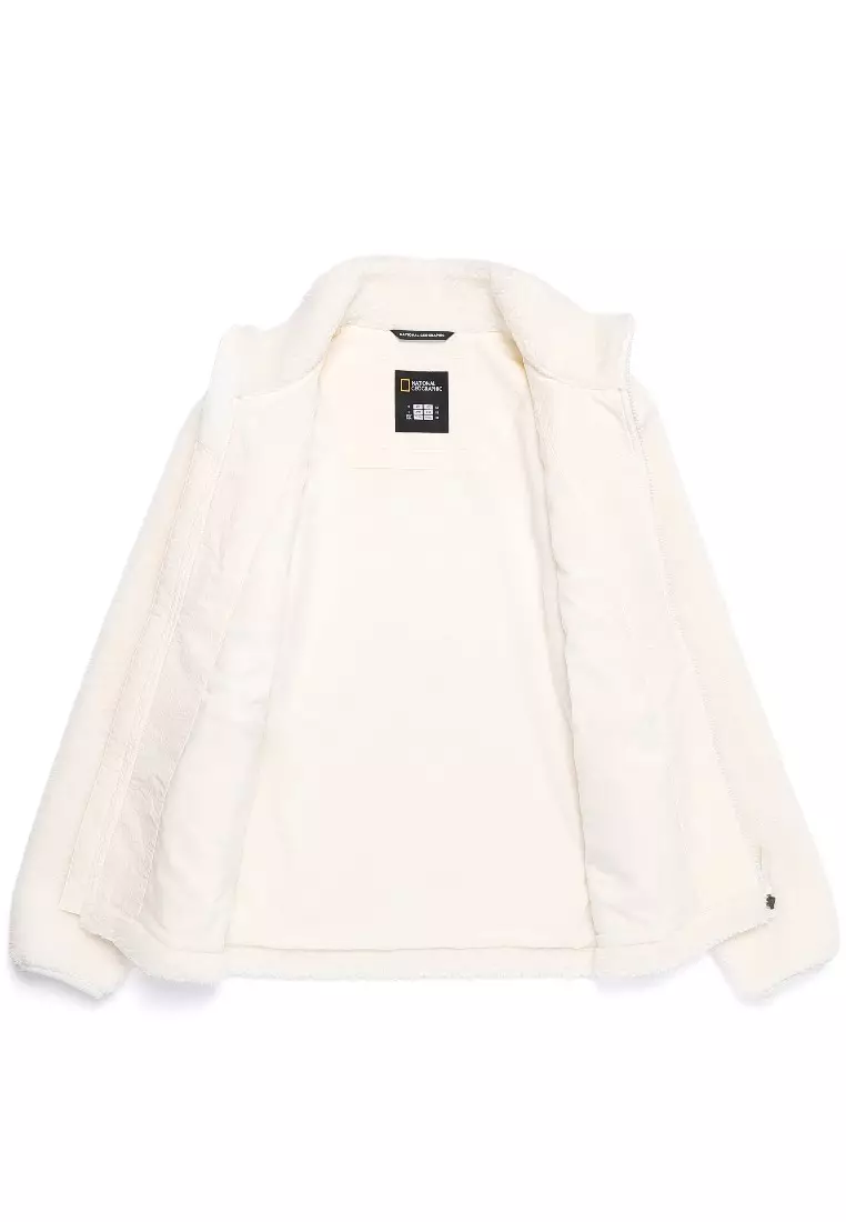 Unisex COTONI Stand Neck Fleece Jacket