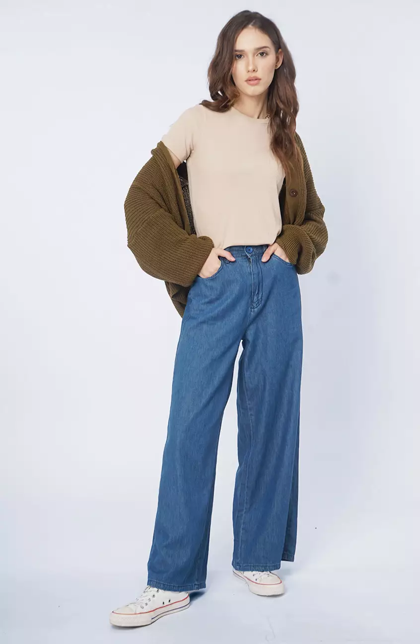 Kaos Wanita Bona Ecru Cream