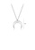 Glamorousky silver 925 Sterling Silver Simple Fashion Moon Pendant with Necklace D6BFCAC468B8C9GS_2