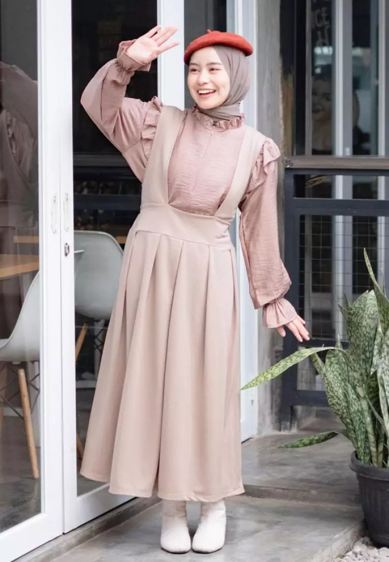 Saba Overall Dress Khaki M17363 R74S6