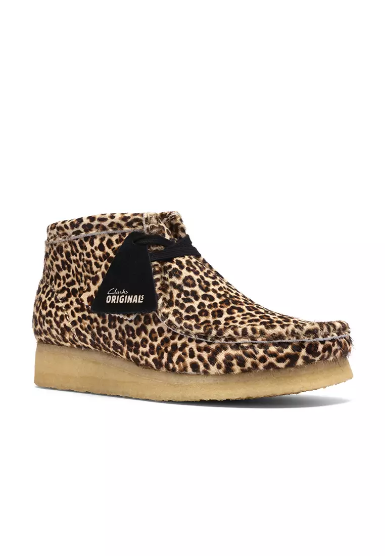 Womens Wallabee Boot - Leopard Print