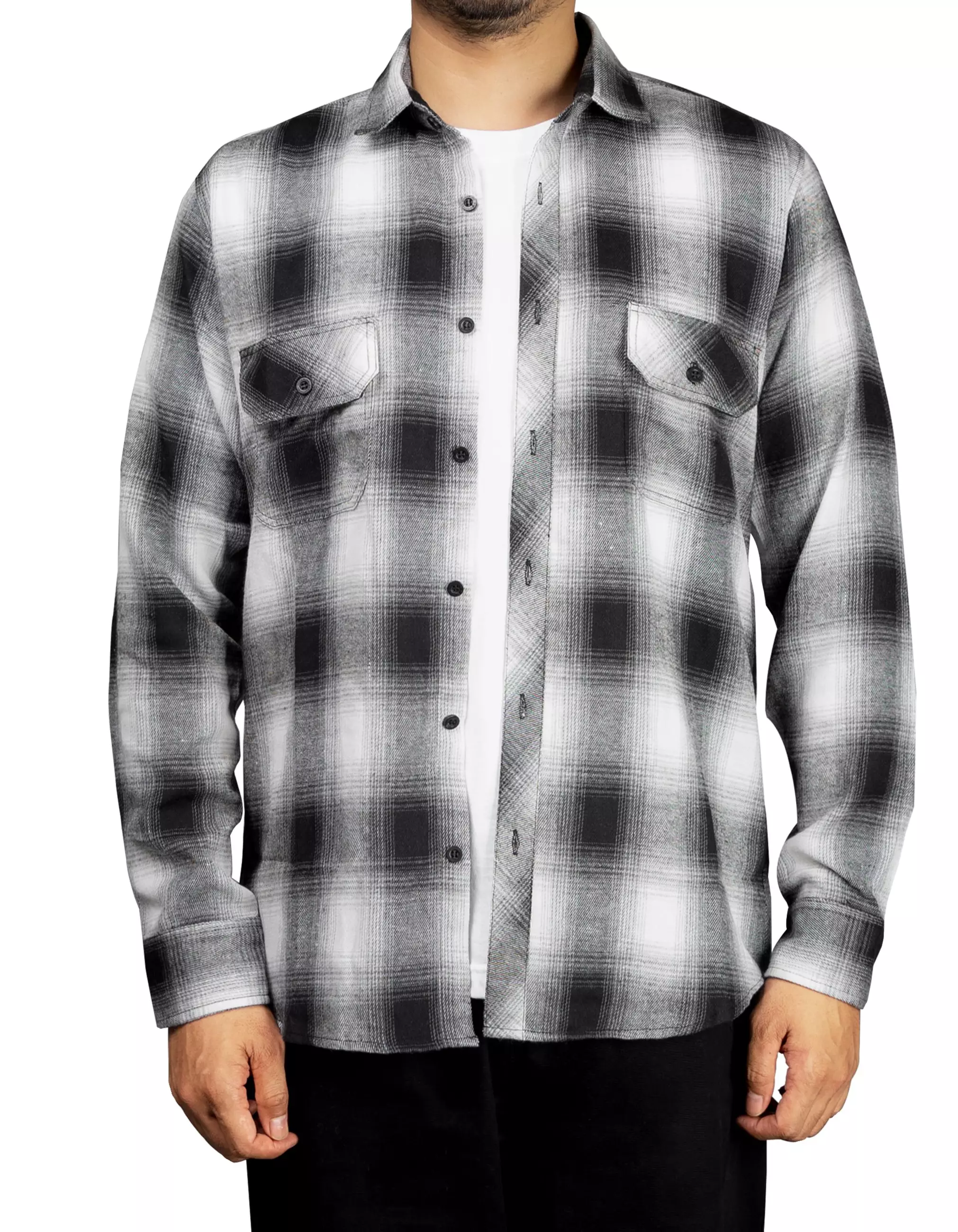 Gloaming Kemeja Flanel Veterano Unisex Panjang Elviro