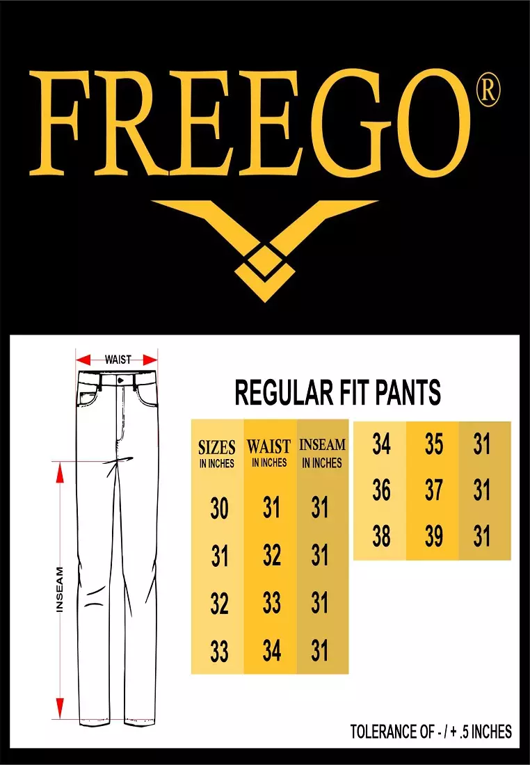 Denim Long Pants Regular Fit