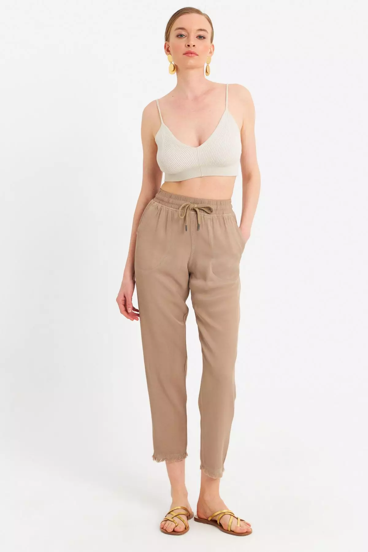 Elastic Waist Trousers
