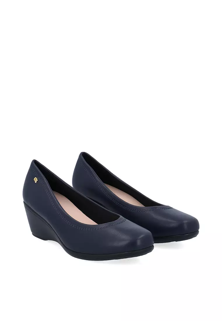 Dark Blue Kacey Pumps